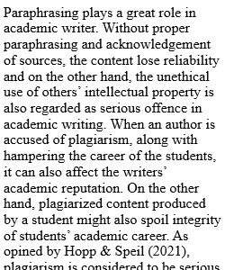 Why Plagiarism should be avoided in Academic Writing